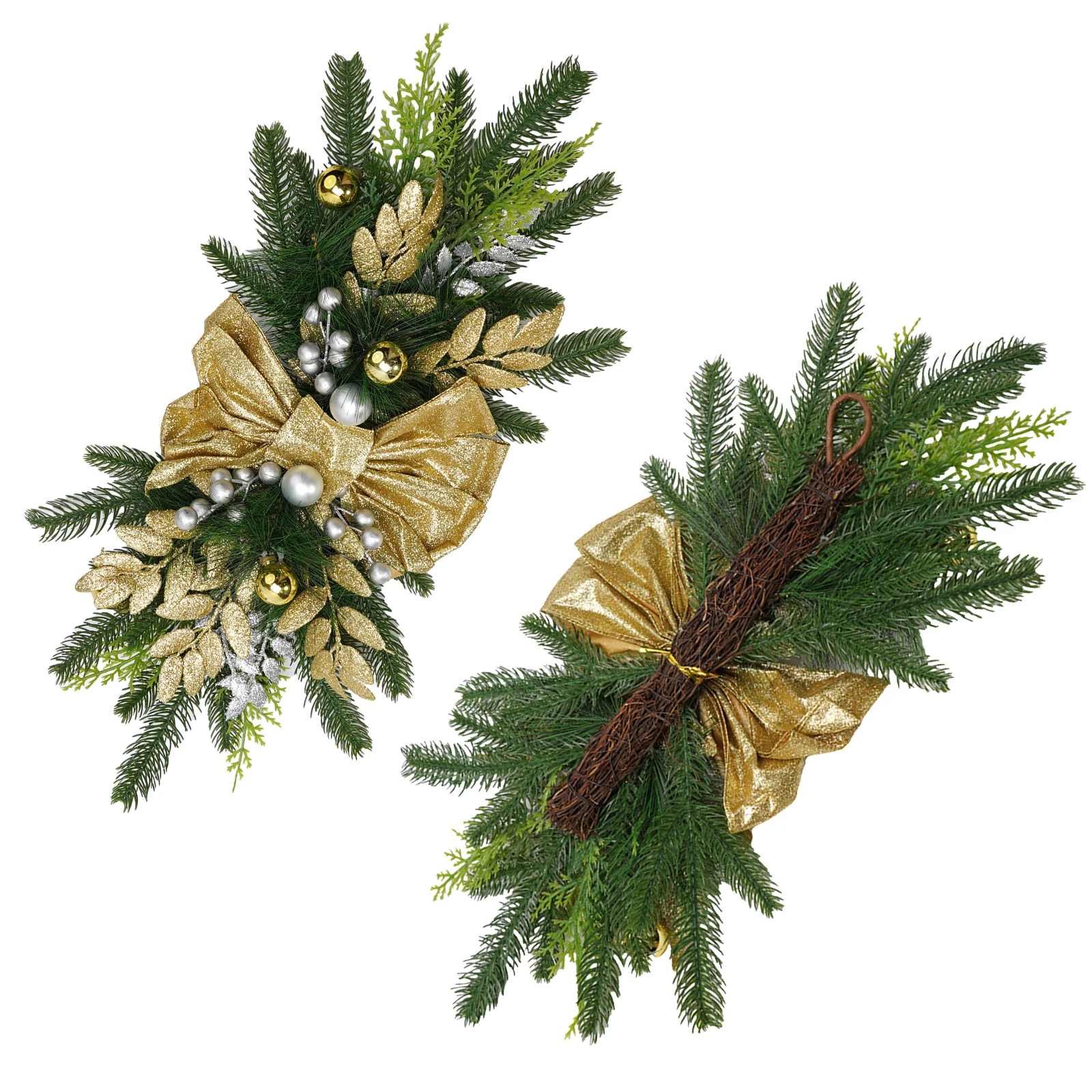 1 шт. рождественский бант для лестницы подвесной орнамент рождественская