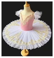 professional ballet tutu swan lake pancake tutu girl child dance costume ballerina stage performance ballet dress for kid adult
