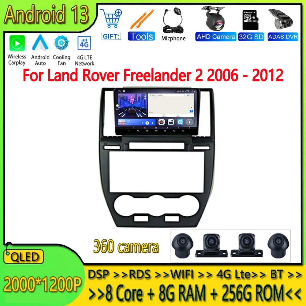 

Android 13 For Land Rover Freelander 2 2006 - 2012 Car Radio Multimedia Video Player Navigation GPS Carplay No 2Din 2 Din DVD BT