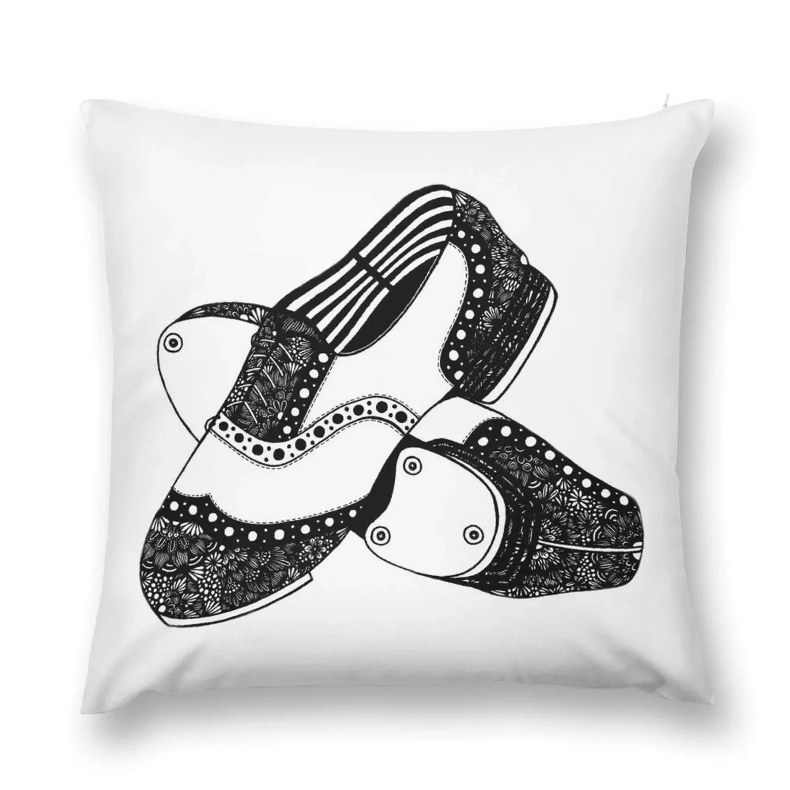 Zentangle Tap Shoes Подушка Наволочка Подушки Домашний Декор Наволочки Для Подушек