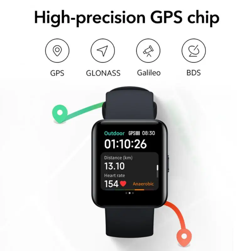 

2022 Global Version New Xiaomi Redmi Watch 2 Lite Heart Rate Sleep Monitor IP68 Waterproof High-definition GPS Smart Watch