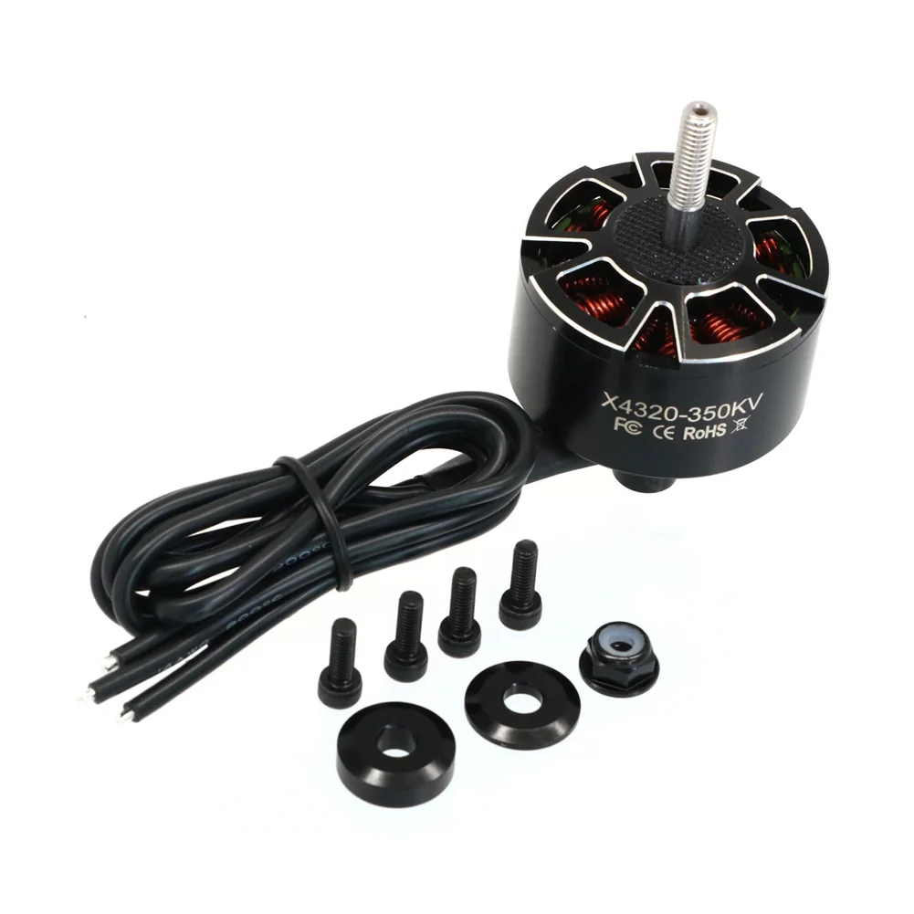 Angel 4320 X4320 A4320 KV350 350KV 3-8S высокоскоростной бесщеточный двигатель 6 мм вал для RC