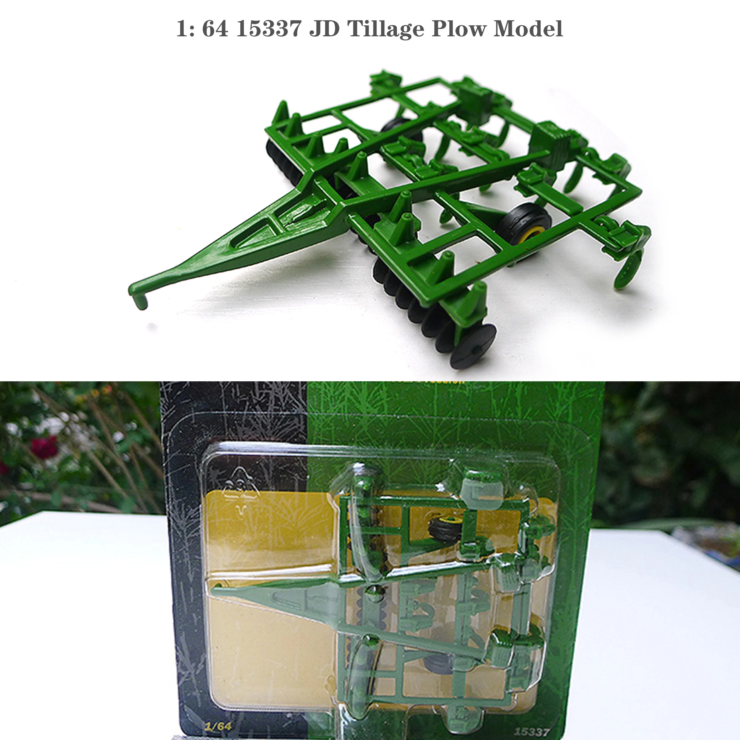 

1: 64 15337 JD Tillage Plow Model Agricultural machinery Alloy Collection Model