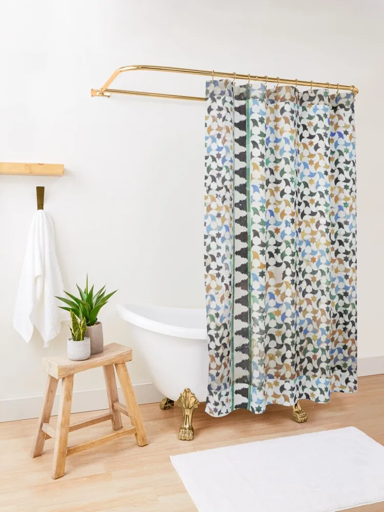 Альгамбра Мозаика а?? Альгамбра. Гранада Испания занавеска для душа ванной