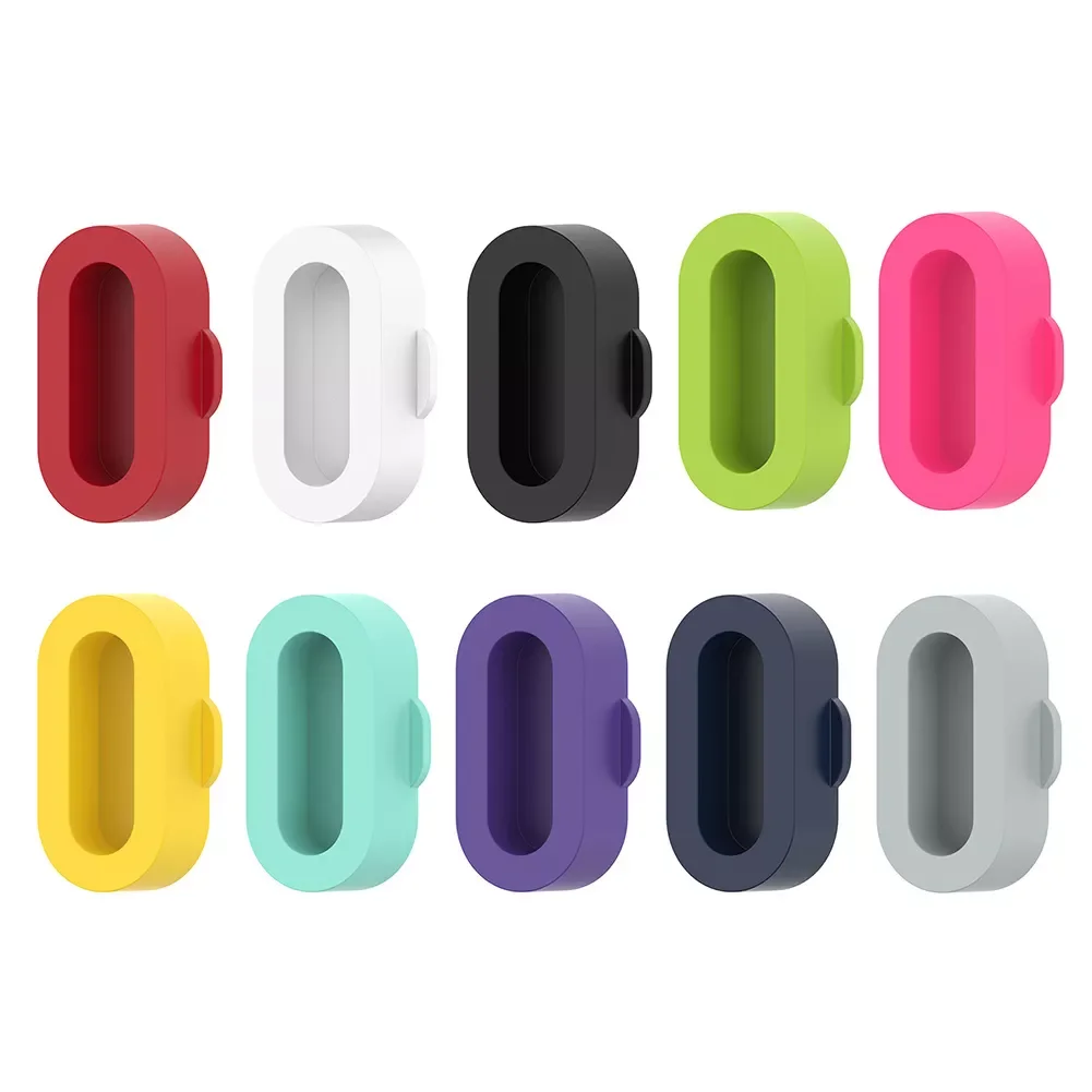 

10pcs Silicone Dustproof Cover Case Anti-dust Plug for Garmin Charger Port Protector Venu2/2S Fenix 5 5S 5X Colorful Smartwatch