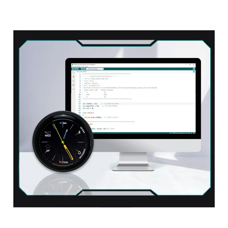 Плата разработки ESP32-C3 1 28-дюймовый круглый сенсорный ЖК-дисплей с модулем Wi-Fi