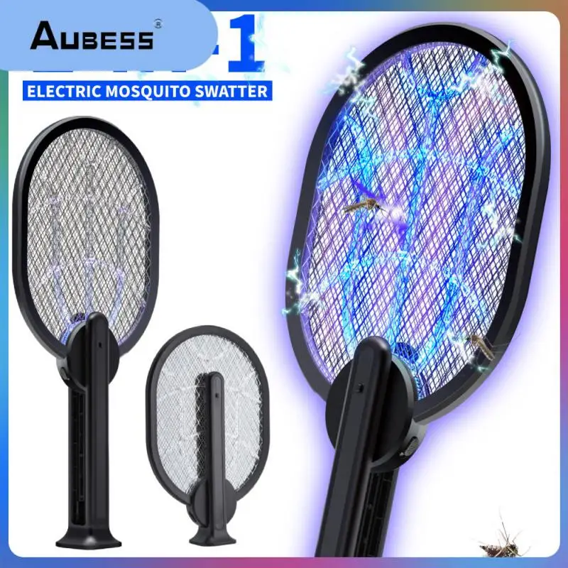 

Mosquito Swatter Kill With Led Lamp 2in1 Mosquito Racket Killer Rechargeable Usb Insects Racket Kills Fly Bug Zapper Anti Insect