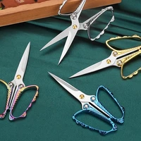 vintage retro scissors embroidery stainless steel tip sewing shears handicraft for antique handicraft sewing tools new sale