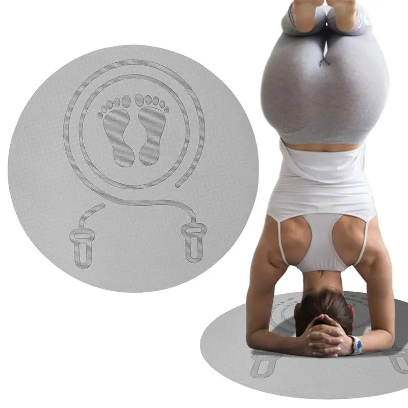 

Коврик для воркаута, круглая амортизирующая подстилка для тренировок дома, тренажерного зала, нескользящий, для пола и веревки