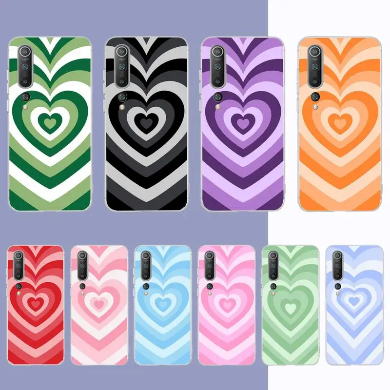 

Чехол для телефона с сердечками для Samsung S21, A10, Redmi Note 7, 9, Huawei P30Pro, Honor 8X, 10i, чехол