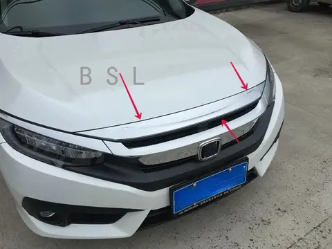Для 2016-2020 Honda Civic 10 поколения Автомобильная крышка капота двигателя крышка отделка стикер аксессуары