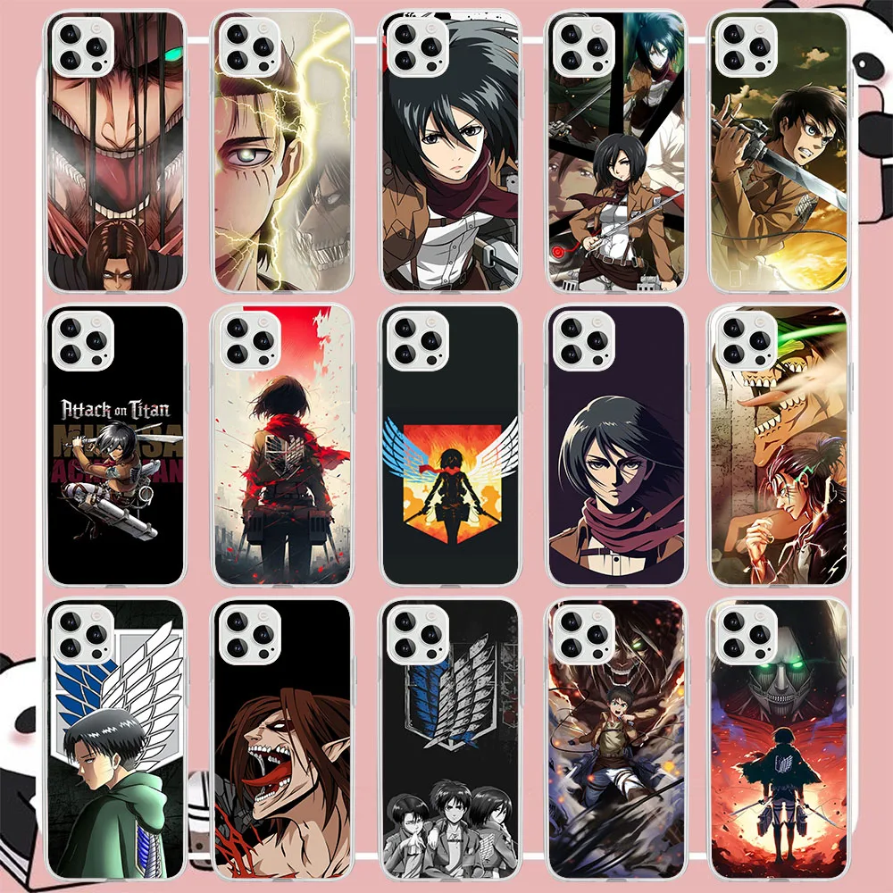 BK-2 Attack on Titan Silicone Case For Moto E20 E30 G24 G5 G5S E6 E6S E6i E7 E7i G10 Play GO Plus Power