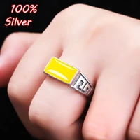 925 sterling silver color ring setting 612mm rectangle cabochon base adjustable blanks supplies for jewelry making
