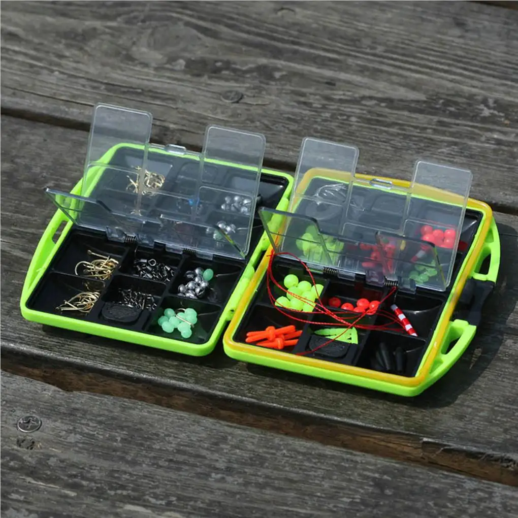 

Double Layer Fishing Accessories Box Tackle Hooks Case