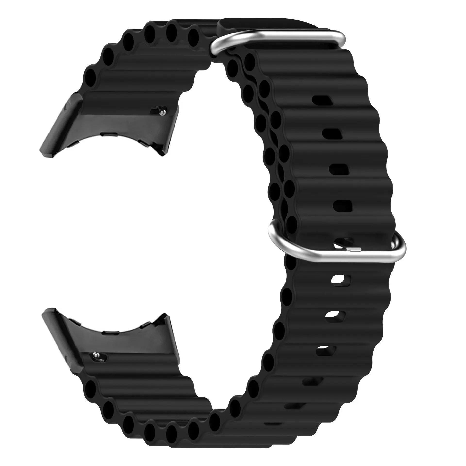 Silicone Ocean Strap For Google Pixel Watch Band Watch Strap For Pixel Watch Bracelet Sports Soft Wrist Watchbands Accessories
