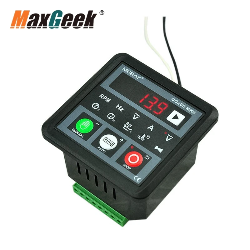 Контроллер генератора Maxgeek MEBAY DC20D MKII для дизельных и бензиновых генераторов