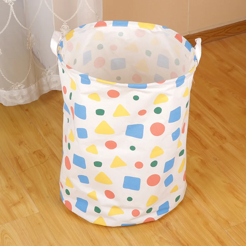 

Новая цветная графическая Водонепроницаемая корзина для белья, корзины для хранения одежды, бочка для украшения дома, детская игрушка