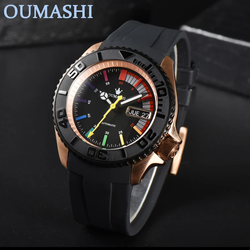 

Часы мужские водонепроницаемые из нержавеющей стали, 42 мм