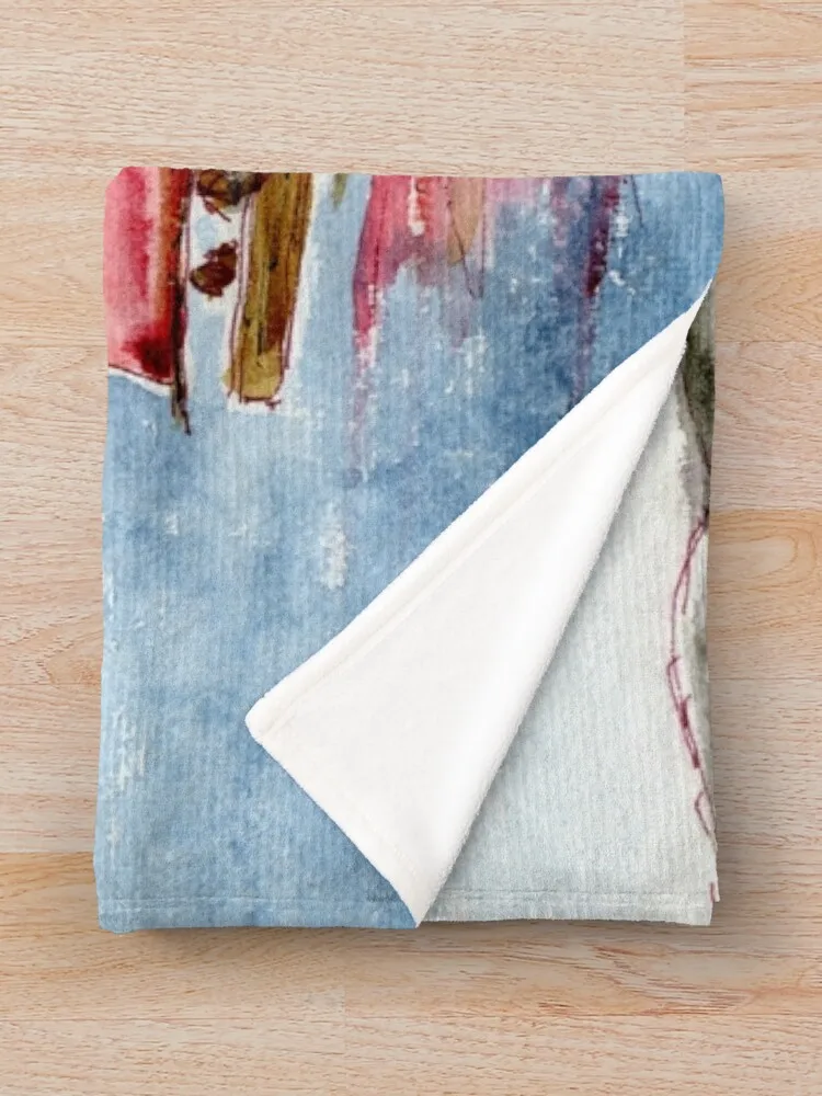 Тарардdur Bay Миф Парусная лодка Ynys Mon Anglesey North Wales Плед Диван Одеяло Тяжелый плед на