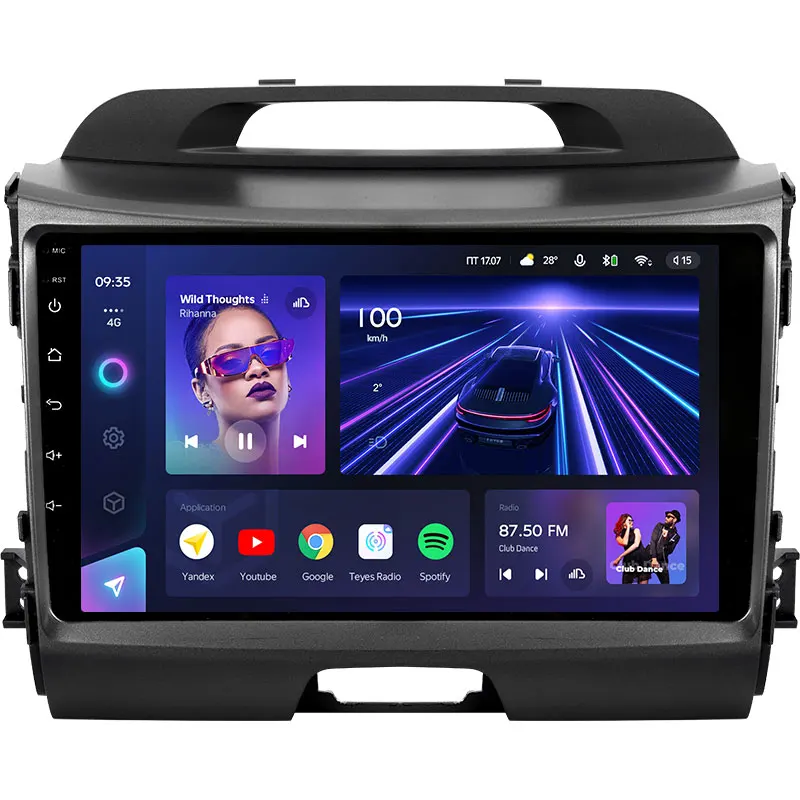 

TE-YES CC3 Car Radio Multimedia Video Player stereo GPS Android No 2din 2 din dvd For Kia Sportage navigator
