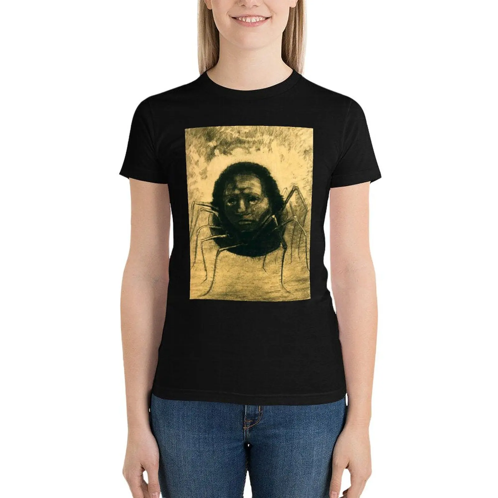 Футболка The Cry Spider от Odilon Redon женская одежда с животным принтом быстросохнущие