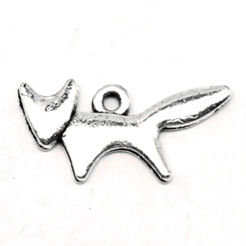 

40 шт., подвеска в виде лисы, 10 х20 мм