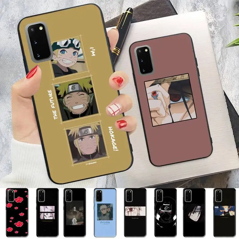 

BANDAI Naruto uzumaki Itachi Uchiha Phone Case for Samsung S10 21 20 9 8 plus lite S20 UlTRA 7edge