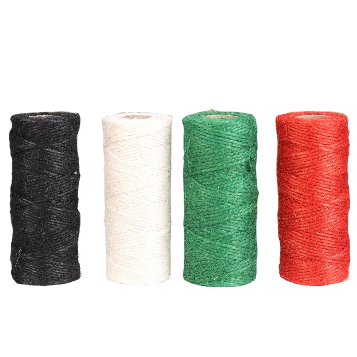 1.5mm 50M Red Green Burlap Jute Cords Hemp Rope String Gift Packing Wedding Party Christmas Festival Decoration Handcraft DIY images - 6