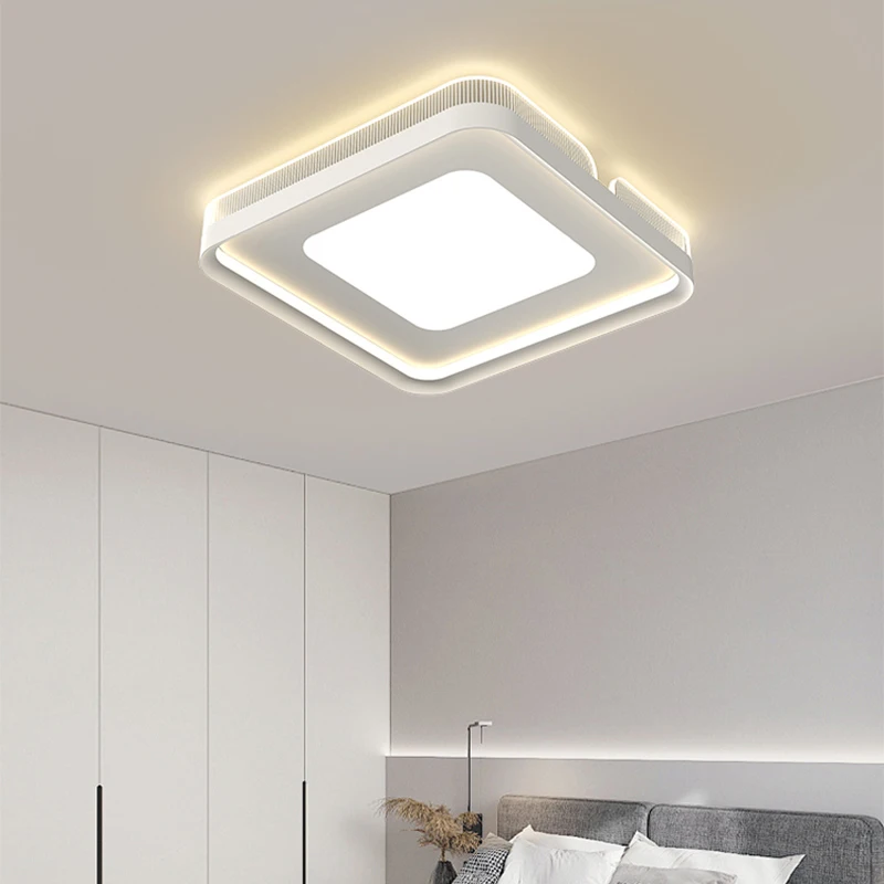 Светильник в скандинавском стиле белая Металлическая лампа для спальни гостиной