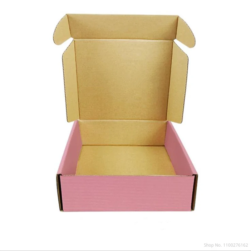 Wig Blank Packaging Box Green Folded Gift Package Carton