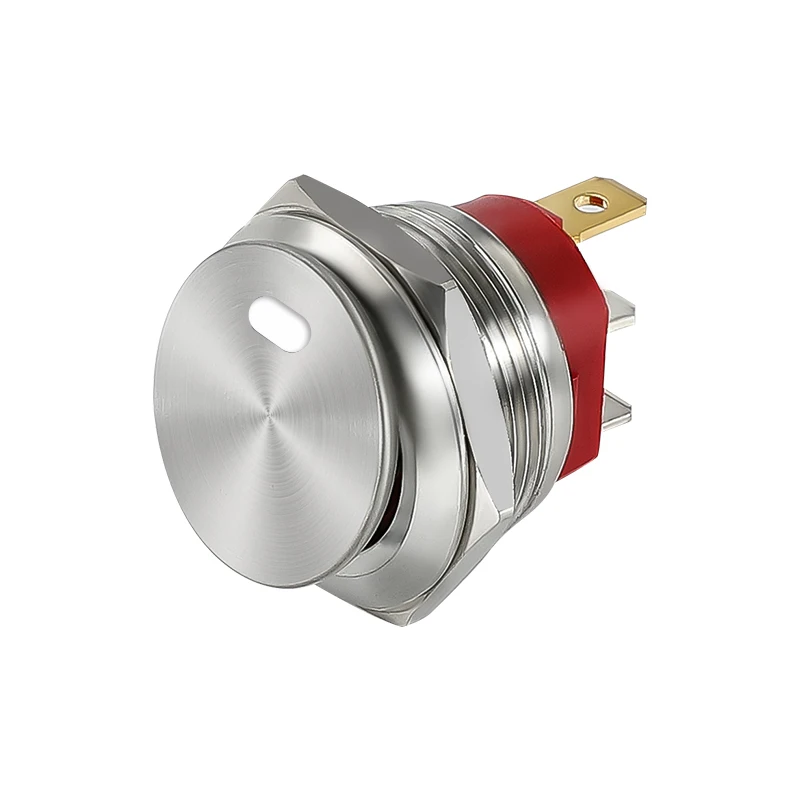 

Металлический самоблокирующийся светодиодный переключатель 16А 12/24/220В