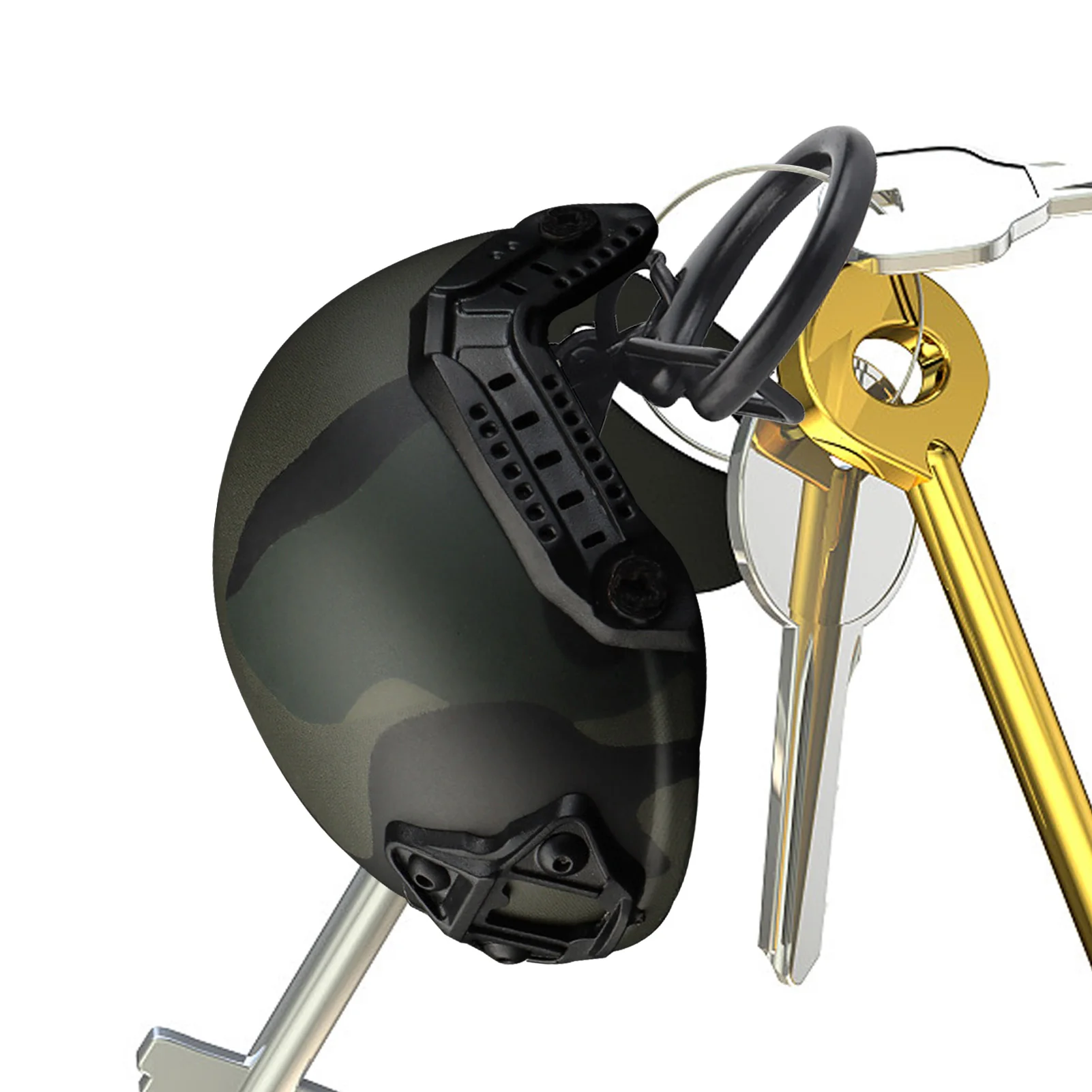 

Helmet Shape Keychain Beer Bottle Cap Opener Portable Beverage Can Bottle Opener Decorative Pendants for Backpack