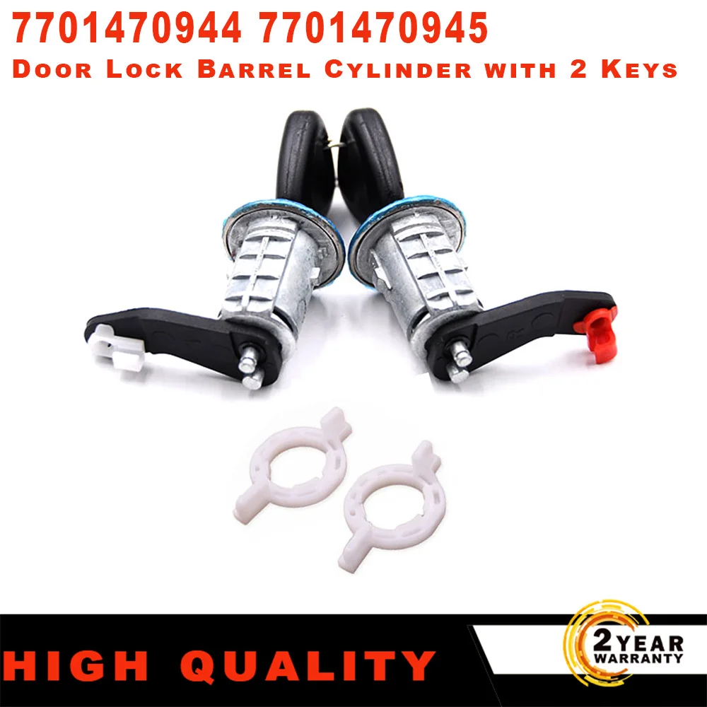 

Left Right Car Door Lock Barrel Cylinder with 2 Keys 7701470944 7701470945 For RENAULT MASTER 1998-2016 Auto Parts