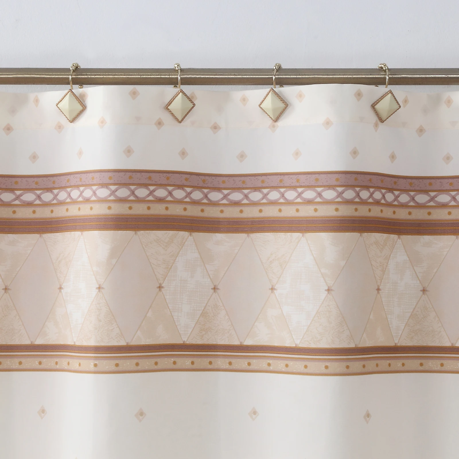 Классическая Водонепроницаемая занавеска для душа из полиэстера с принтом цвета