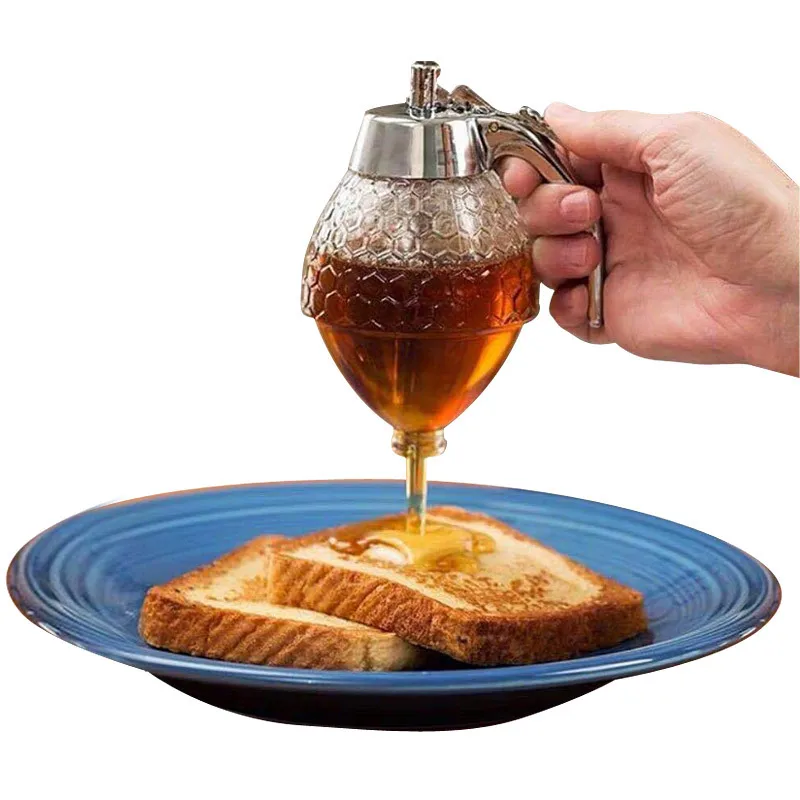 

Honey Dispenser Syrup Juice Dispenser Acrylic Honey Syrup Dispenser Honey Can Dessert Tool Home Restaurant Dining Room Use