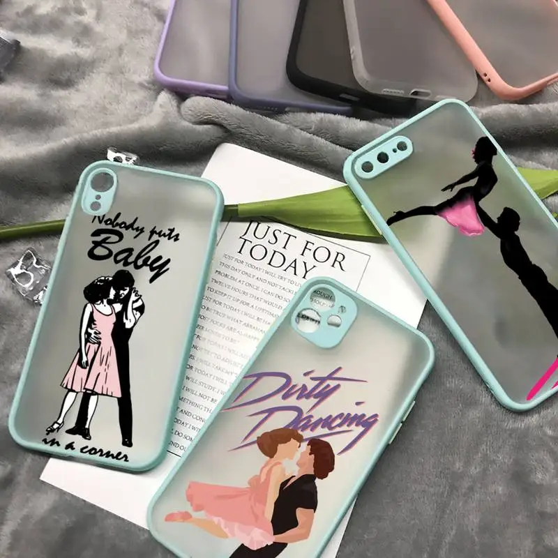 

Dirty Dancing Phone Case matte transparent For iphone 7 8 11 12 13 plus mini x xs xr pro max cover