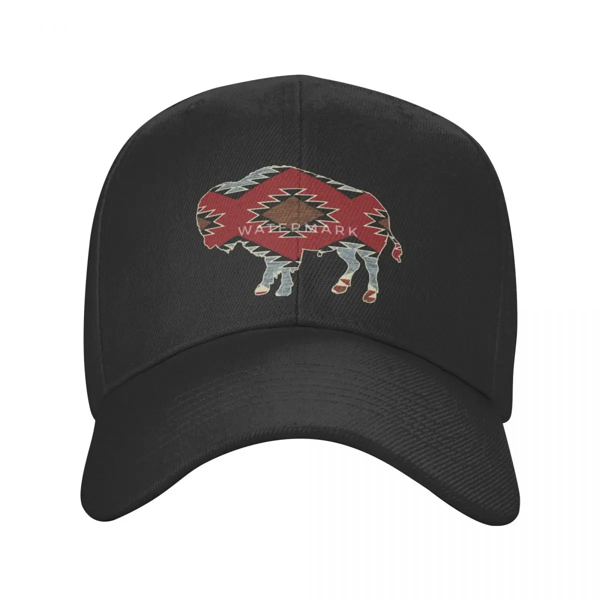 

Arizona Buffalo Aztec Indian Southwestern Pattern Casquette, Polyester Cap Fashionable For Adult Suitable For Daily Nice Gift