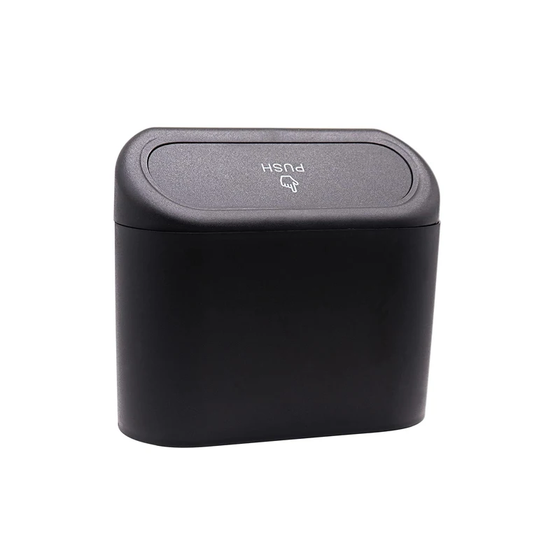 

Подвесная мусорная корзина для автомобиля, контейнер для хранения мусора и пыли в транспортном средстве, квадратная корзина для мусора из АБС-пластика, аксессуары для салона автомобиля