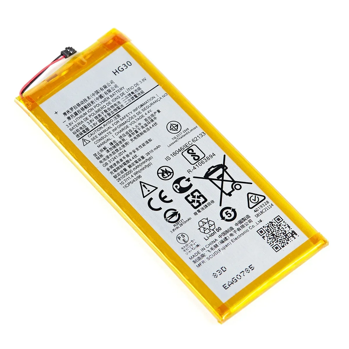 100% оригинальный аккумулятор HG30 3000 мАч для Motorola G5s Plus XT1791 XT1792 XT1793 XT1794 XT1795 XT1805 XT1803