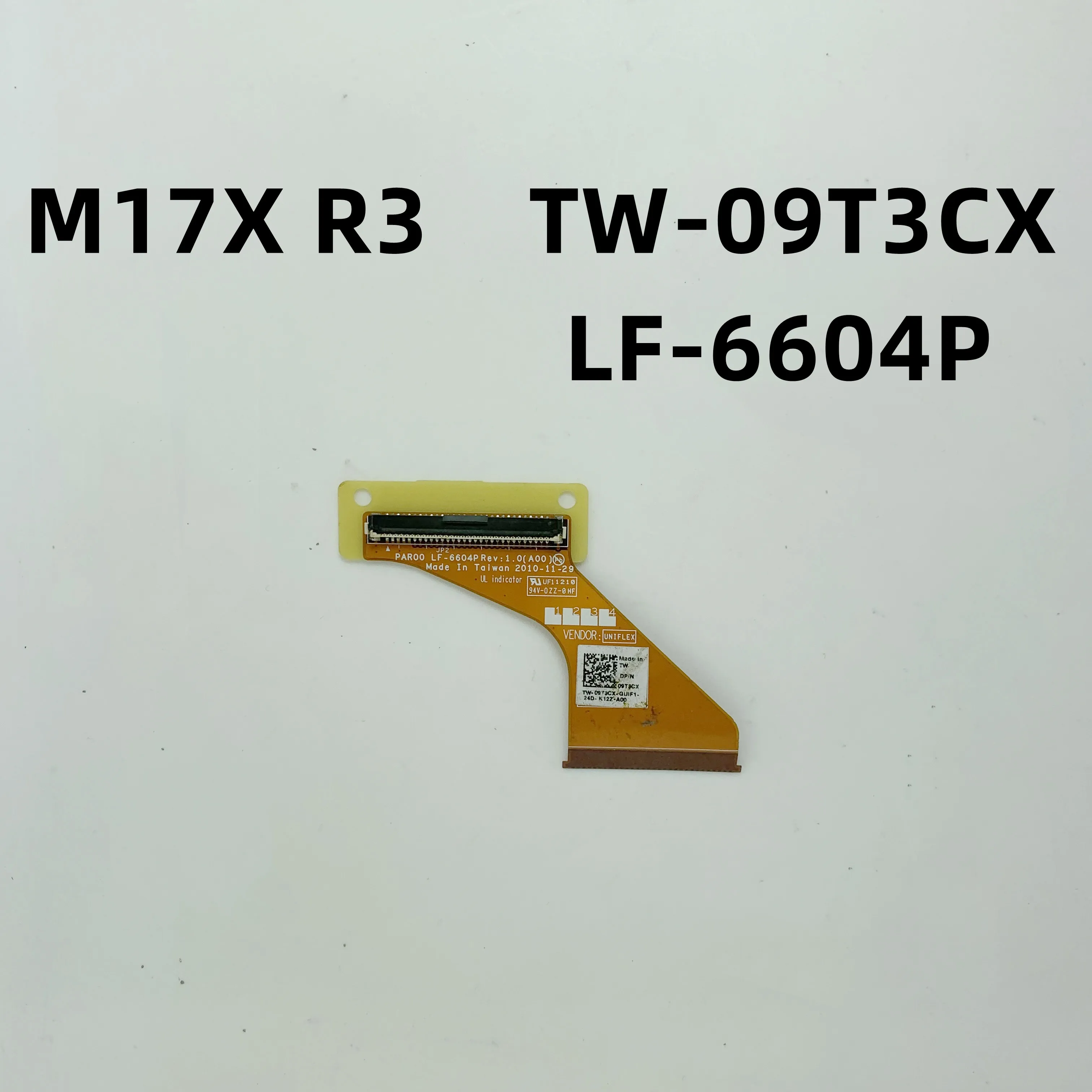 

TW-09T3CX 09T3CX 9T3CX Бесплатная доставка Высокое качество для DELL M17X R3 разъем для клавиатуры Cable PAR00 фотосессия 100% Полная работа