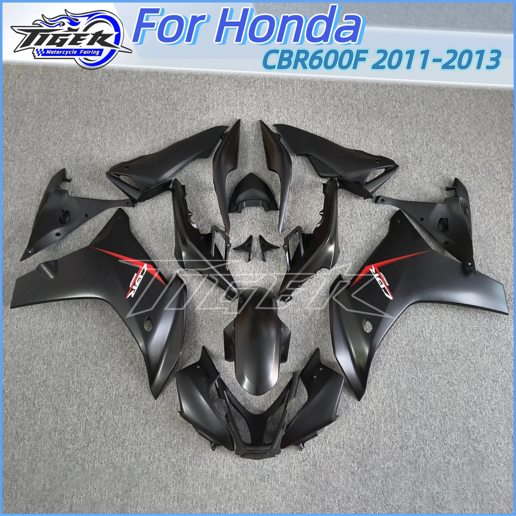 Фото Для Honda CBR600F 2011 2012 2013 CBR 600 F CBR 600F 11 12 13 Сине-белый комплект обтекателей для мотоцикла, литье под давлением №1