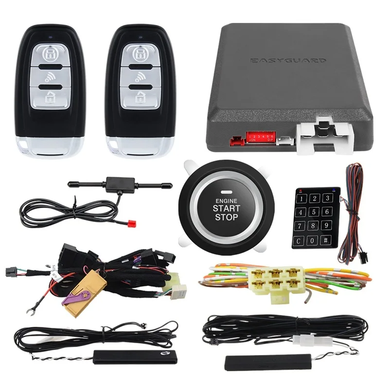 

EASYGUARD CANBUS Plug and Play Kit For Audi Q3 2013-2018 Remote Start PKE Keyless Entry System Push Button Car Alarm