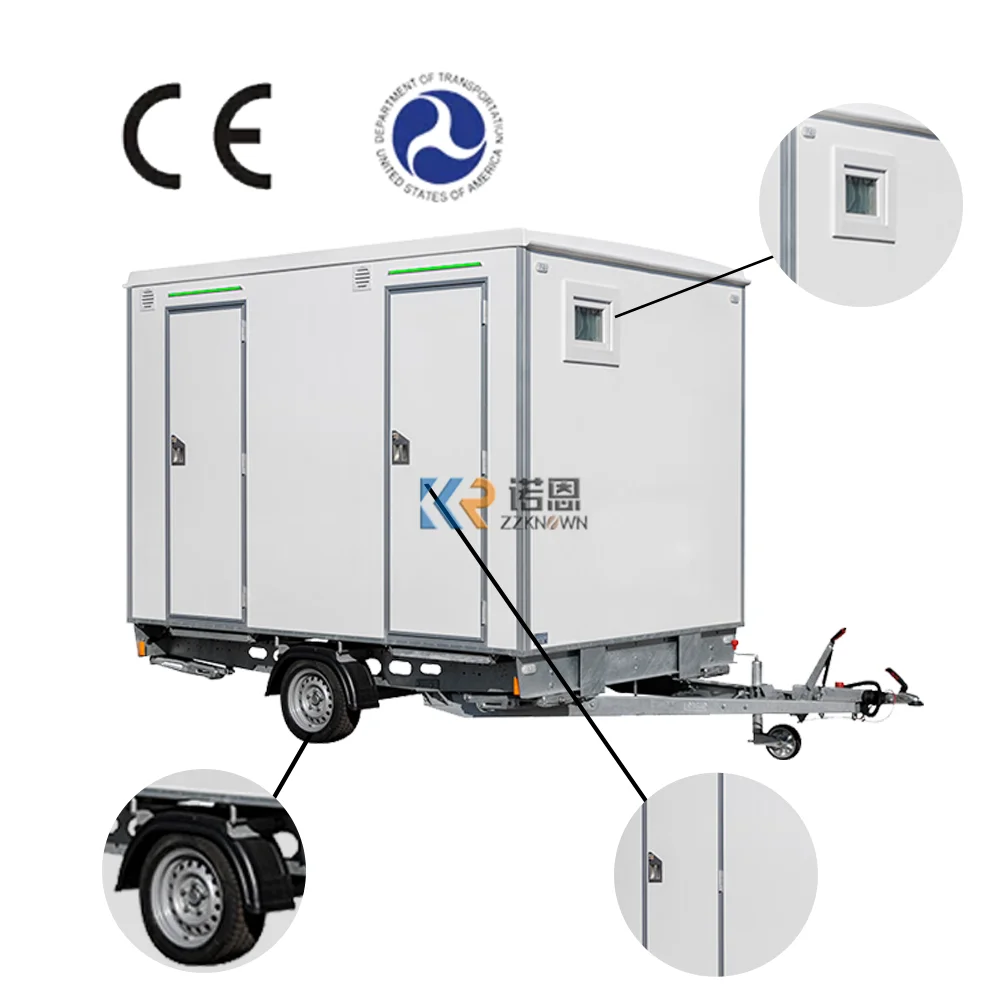 

Mobile Portable Restroom Toilet Trailers Portable Public Toilet Trailer Container Wc 23468 Rooms Can Be Customized