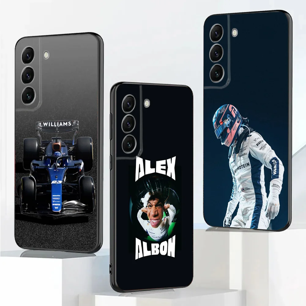 Чехол для телефона Cool F1 23 A-Alex A-Albon Samsung Galaxy A20 A21s A22 A31 A32 A52 A53 A72 73 A80 A91 Мягкий черный