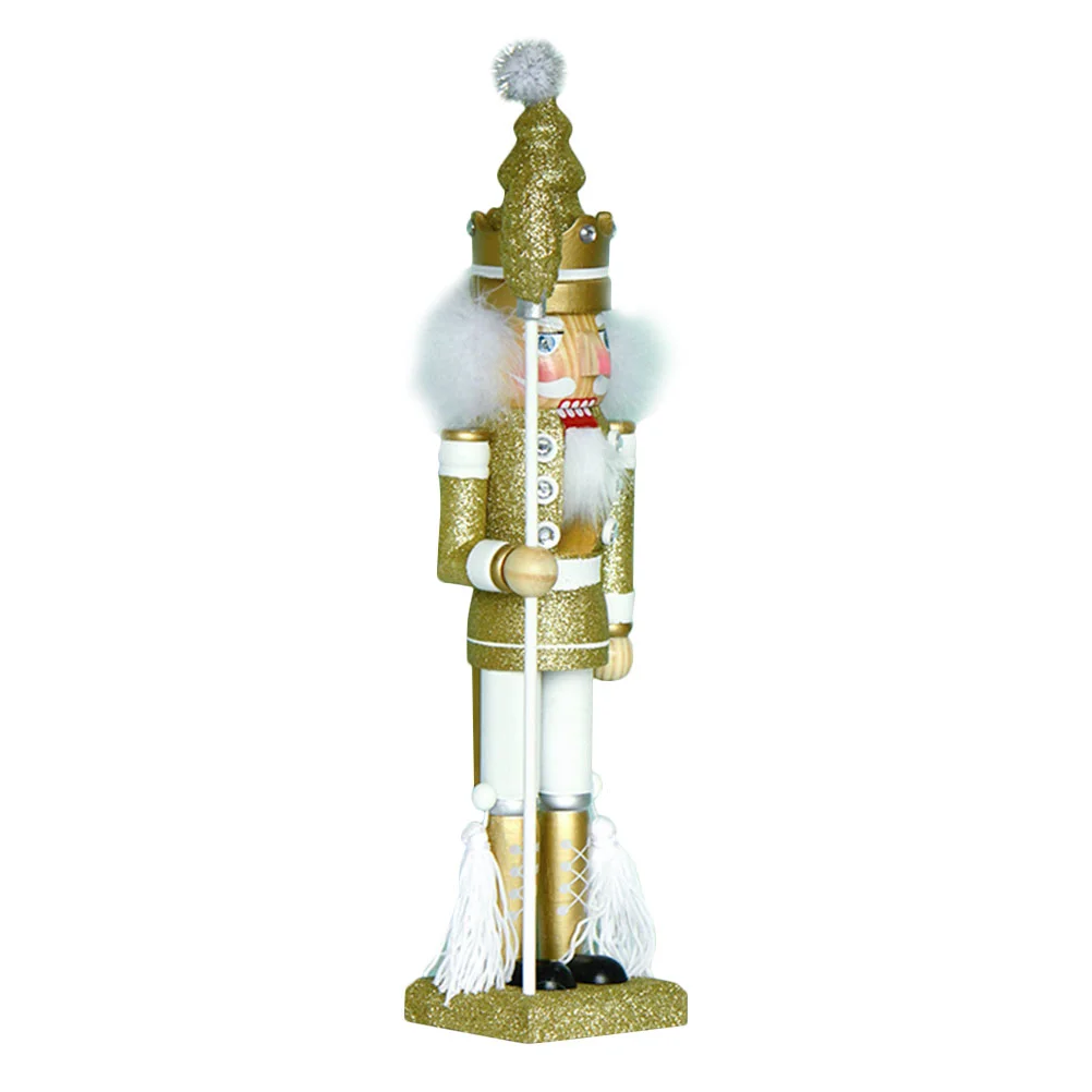 

Nutcracker Christmas Nutcrackerswood Wooden Desktop Decor Ornaments Craft Decorations Gingerbread Man Figures Puppet Soldier