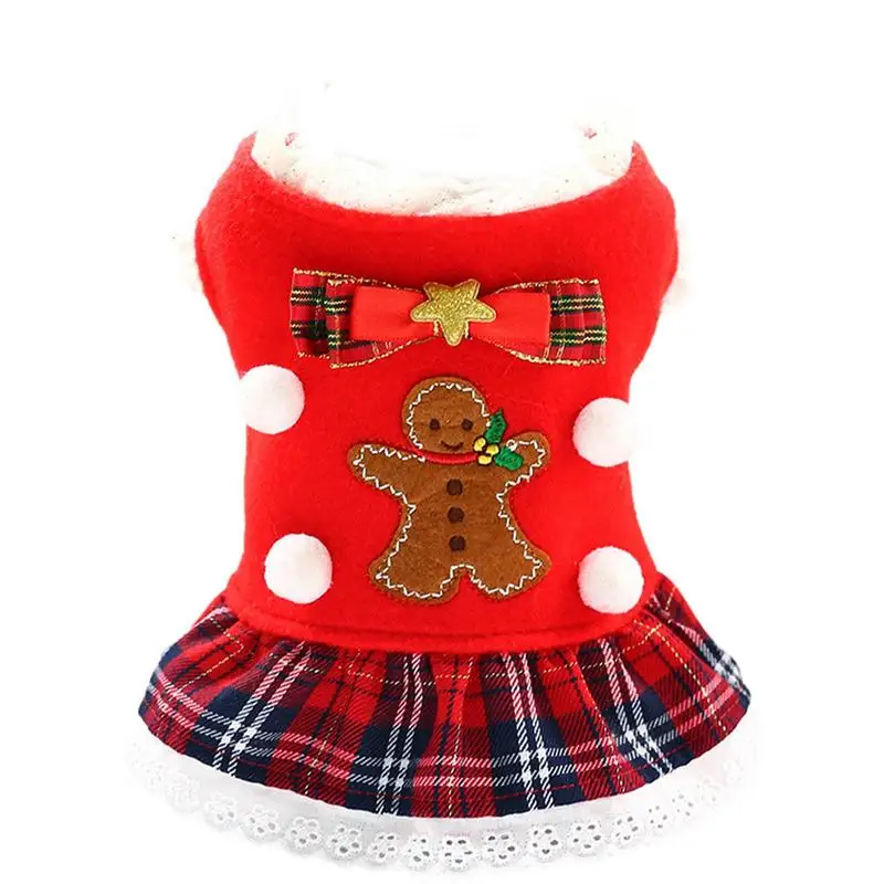 

Pet Christmas Skirt Pet Costume For Cats Dog Dress For Puppy Cat Rabbit Pet Skirt Puppy Festival Skirts Christmas Cute