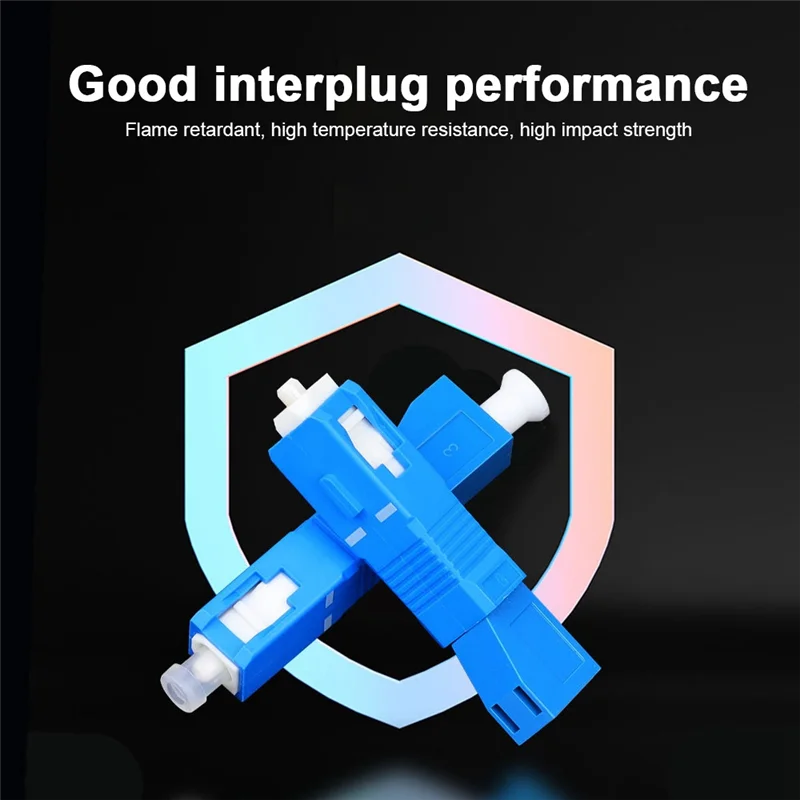 4-пакет одномодового 9/125 мкм SC/UPC папа на LC/UPC мама гибридного оптоволоконного