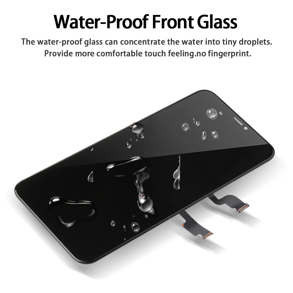 100% тест для Iphone X OLED ЖК-дисплей сенсорный экран iPhone XS LCD дигитайзер сборка Замена с