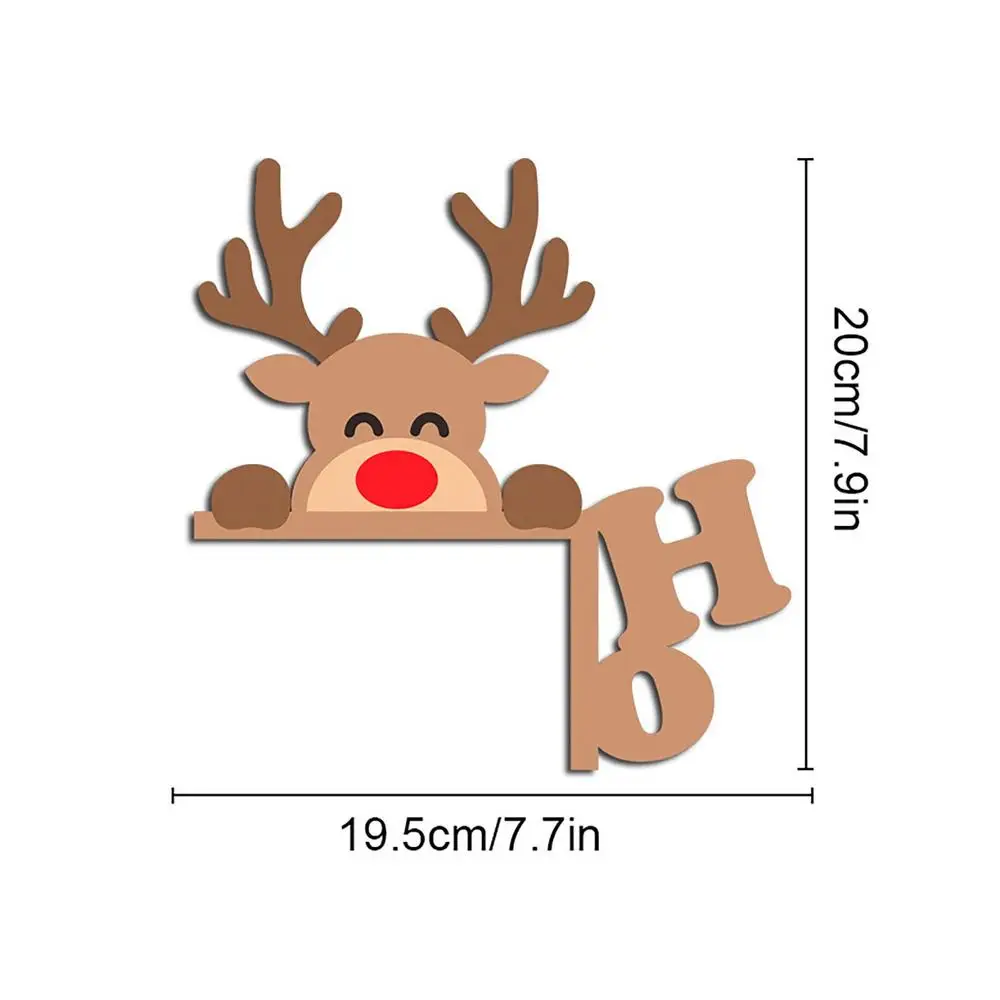 Деревянное рождественское украшение Санта Клаус
