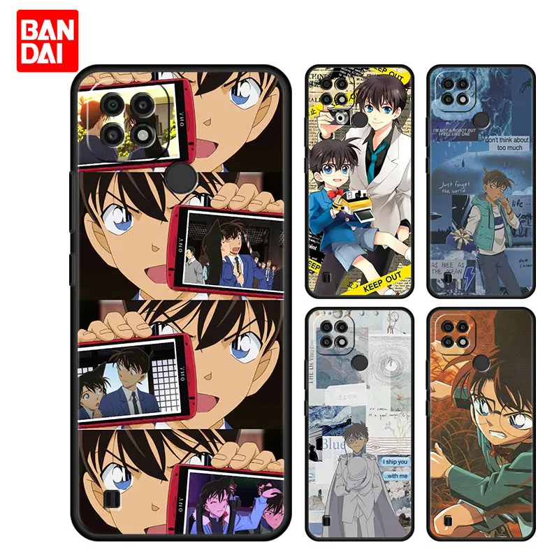 

Cover Case for Realme Ｃ21 C21Y C25 C25s C15 C11 C3 C20 5 6 7i 8i 8 8Pro Narzo30A Shell Bag Soft Japanese Anime Detective Conan